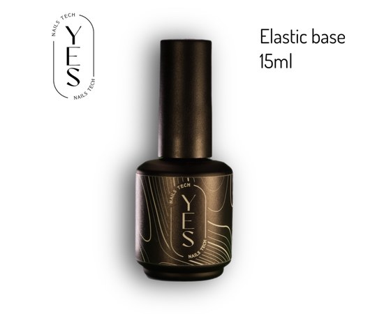 Изображение  Base for gel polish YES Clear Base Elastic, 15 ml