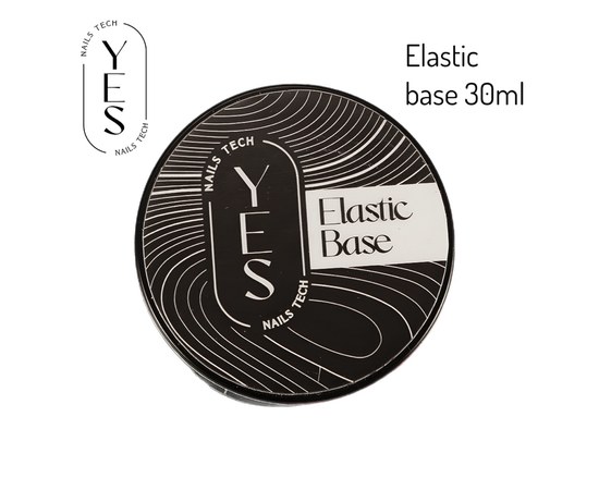 Изображение  Base for gel polish YES Clear Base Elastic, 30 ml