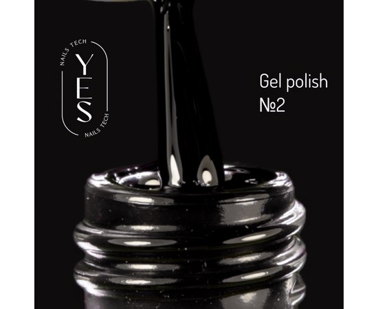 Зображення  Гель-лак для нігтів YES Gel polish №002, 6 мл, Об'єм (мл, г): 6, Цвет №: 002