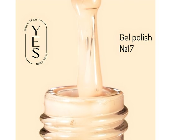 Изображение  YES Gel polish No.017, 6 ml, Volume (ml, g): 6, Color No.: 17