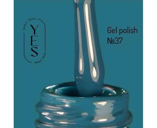Изображение  Гель-лак для ногтей YES Gel polish №037, 6 мл, Объем (мл, г): 6, Цвет №: 037