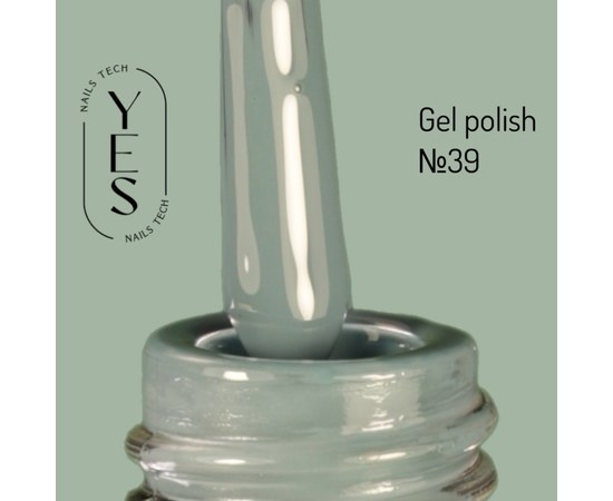 Зображення  Гель-лак для нігтів YES Gel polish №039, 6 мл, Об'єм (мл, г): 6, Цвет №: 039