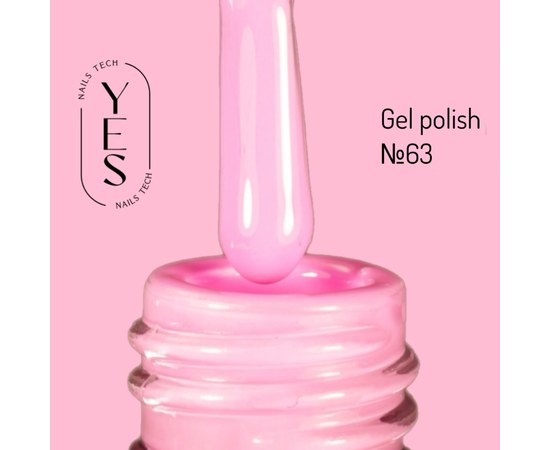 Изображение  YES Gel polish No.063, 6 ml, Volume (ml, g): 6, Color No.: 63