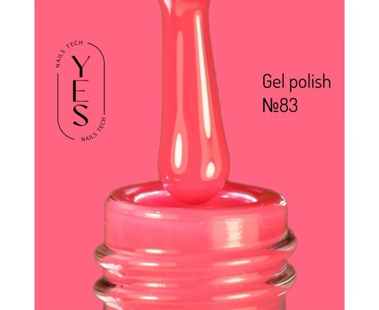 Изображение  Гель-лак для ногтей YES Gel polish №083, 6 мл, Объем (мл, г): 6, Цвет №: 083