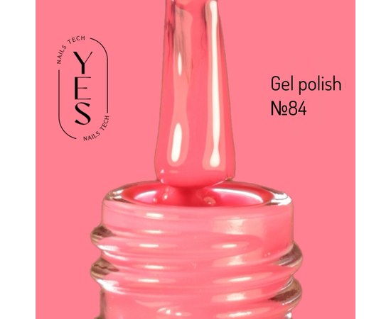 Изображение  Гель-лак для ногтей YES Gel polish №084, 6 мл, Объем (мл, г): 6, Цвет №: 084
