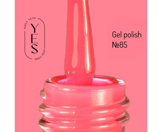 Изображение  Гель-лак для ногтей YES Gel polish №085, 6 мл, Объем (мл, г): 6, Цвет №: 085