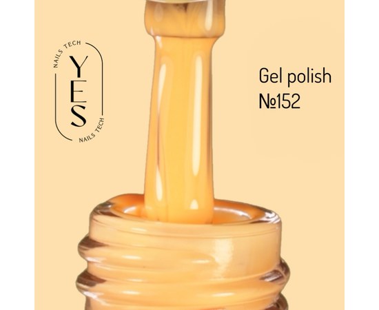 Изображение  Гель-лак для ногтей YES Gel polish №152, 6 мл, Объем (мл, г): 6, Цвет №: 152