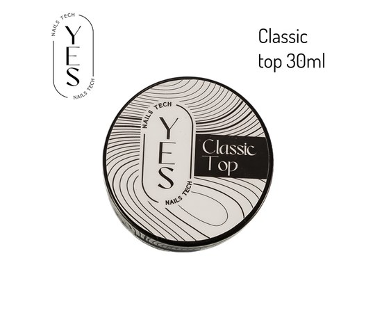 Изображение  Top for gel polish YES Clear Top Classic, 30 ml, Volume (ml, g): 30