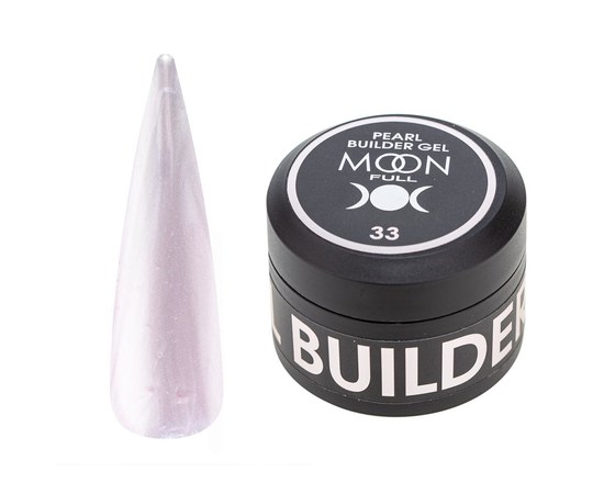 Изображение  Moon Full Perl Builder Gel No. 33, 30 ml , Volume (ml, g): 30, Color No.: 33