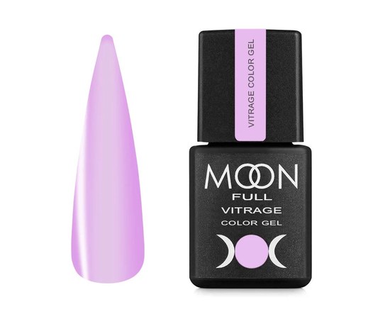 Изображение  Nail gel polish Moon Full Vitrage Color Gel No.02, 8 ml , Volume (ml, g): 8, Color No.: 2