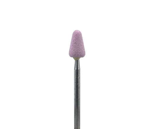 Изображение  Фреза корундовая Meisinger цилиндр закругленный розовая 6 мм, рабочая часть 10 мм, 671/060