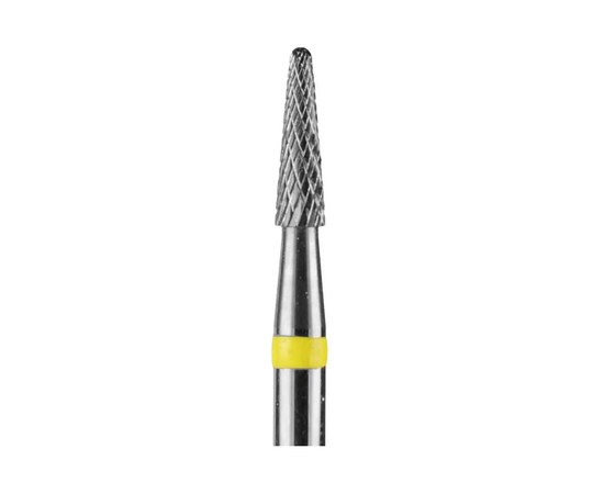 Изображение  Carbide cutter Diaswiss rounded cone yellow 2.3 mm, working part 8 mm, CX138SF/023