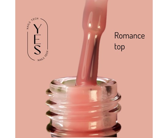 Изображение  Top for gel polish YES Cover Top Romance, 15 ml