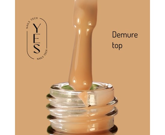 Изображение  Top for gel polish YES Cover Top Demure, 15 ml