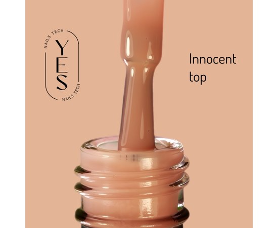 Изображение  Top for gel polish YES Cover Top Innocent, 15 ml