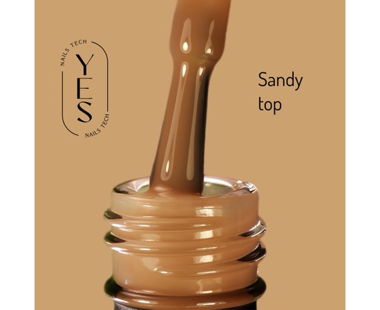 Изображение  Top for gel polish YES Cover Top Sandy, 15 ml