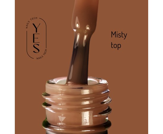 Изображение  Топ без липкого слоя глянцевый YES Cover Top Misty, 15 мл