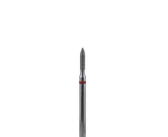 Изображение  Фреза алмазная Diaswiss цилиндр заостренный красная 1.8 мм, рабочая часть 8 мм, HP862/018F
