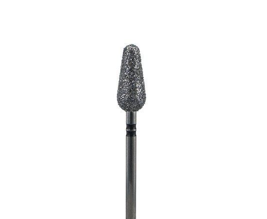Изображение  Фреза алмазная Meisinger конус закругленный черная 6.5 мм, рабочая часть 19 мм, HP875S/065