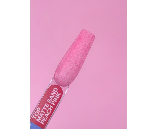 Изображение 2 Матовый топ без липкого слоя LUNAMoon Top Matte Sand Peach Pink, 13 мл, Объем (мл, г): 13, Вариант: Peach Pink