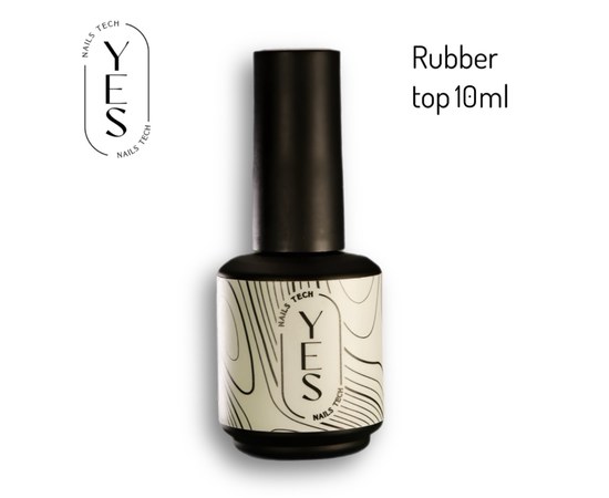 Изображение  Top for gel polish YES Clear Top Rubber, 10 ml