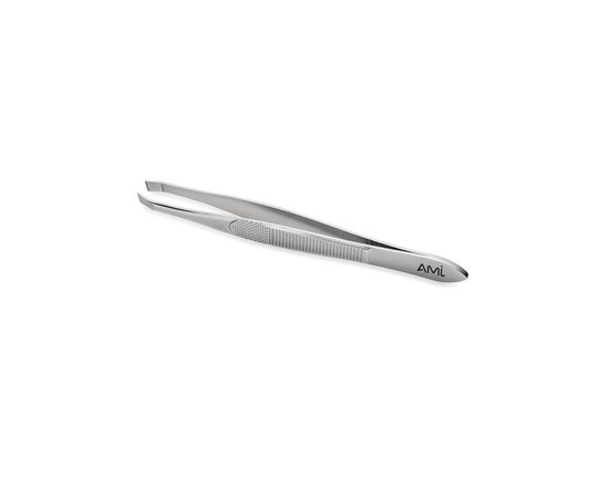 Изображение  Eyebrow tweezers matte AMI Correct Touch with beveled blade, 1301