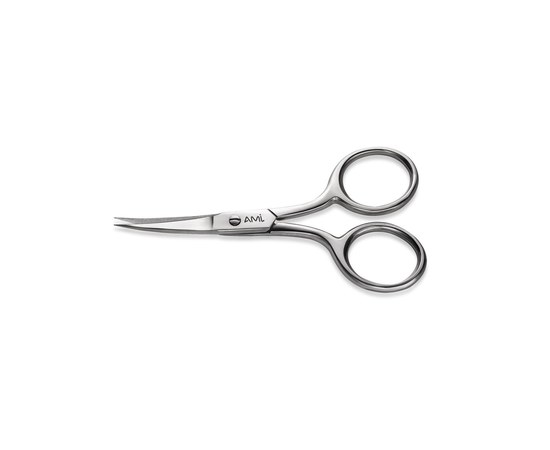 Изображение  AMI Falcon nail scissors with round rings and long curved blade, 0317