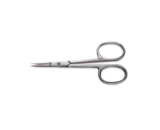 Изображение  Cuticle scissors glossy AMI Seagull curved with a long wide blade, AMI 0413