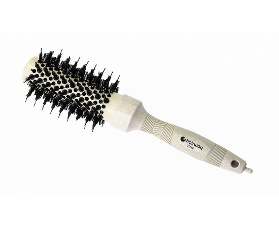 Изображение  Thermobrushing Hairway Organica 07166 beige with boar bristles - ECO - NEW, diameter 34/74 mm