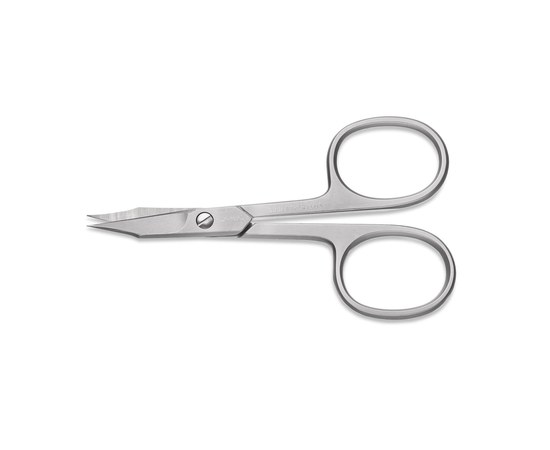 Изображение  Universal matte scissors AMI Premium with a bent wide blade, 10319