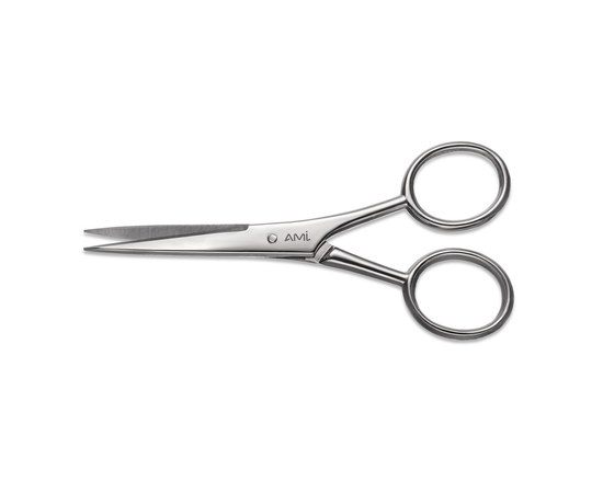 Изображение  AMI Premium nail scissors with oval rings and a long, wide, triangular blade, 10307