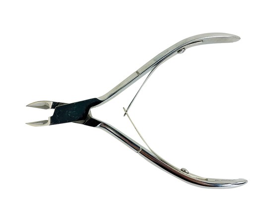 Изображение  Cuticle nippers plain glossy with double spring, AMI 0117