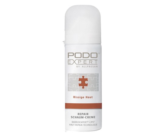 Зображення  Крем-піна для сухої шкіри стоп Podoexpert AllPresan Repair Foam Cream for Dry Skin, 50 мл