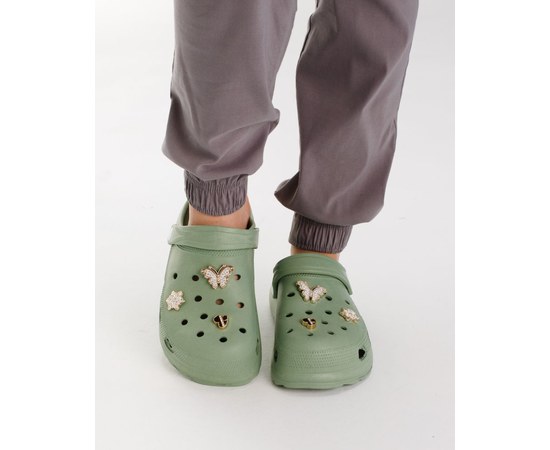 Изображение  Medical women's crocs Eva olive s. 39, "WHITE COAT" 493-327-929, Size: 39, Color: olive