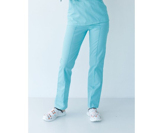 Изображение  Medical women's pants menthol s. 42, "WHITE COAT" 163-441-726, Size: 42, Color: menthol