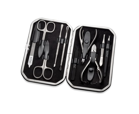 Изображение  Manicure set №5 Premium frame, orange, AMI 1041