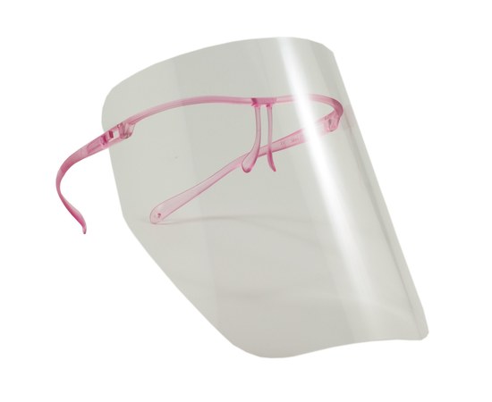 Изображение  Protective shield Univet 711.01 (set of pink plastic frame and 10 replaceable shields)