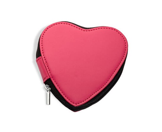 Изображение  Manicure set Heart "bite" crimson, AMI 1016