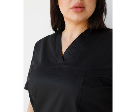 Изображение 4 Women's medical suit Topaz black NEW +SIZE s. 56, "WHITE COAT" 492-321-705, Size: 56, Color: black