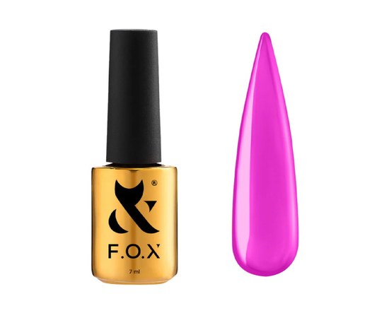 Изображение  Top for gel polish without sticky layer with stained glass effect F.O.X Rainbow Top #001, 7 ml, Volume (ml, g): 7, Color No.: 1