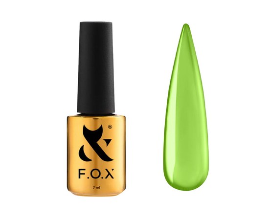 Изображение  Top for gel polish without sticky layer with stained glass effect F.O.X Rainbow Top #003, 7 ml, Volume (ml, g): 7, Color No.: 3