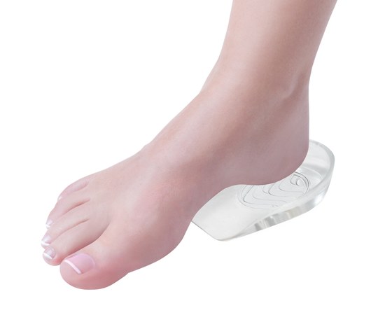 Изображение  Gel heel pad, comfortable for tired feet, pair L, Fresco F-00061-06