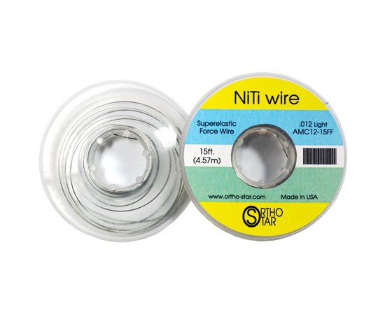 Изображение  Титановая проволока OrthoStar NiTi Wire моток 457 см, 0.3 мм (0.012")