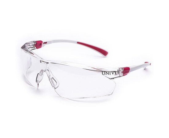 Изображение  Safety glasses Univet 506U.03.02.00 anti-fog, anti-scratch coating, adjustable brackets, transparent