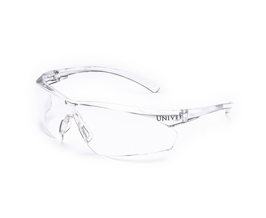 Изображение  Safety glasses Univet 505U.00.00.11 anti-fog with anti-scratch coating, transparent