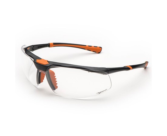 Изображение  Safety glasses Univet 5х3.03.33.00 double coating against fogging and scratches, universal flexible frame, transparent