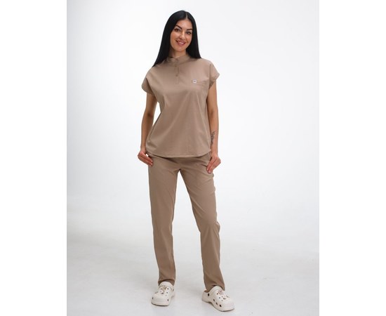 Изображение  Women's medical suit Sydney sand s. 40, "WHITE COAT" 497-323-677, Size: 40, Color: sand