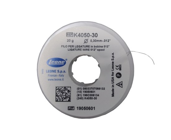 Изображение  Steel thread, soft for connecting the ZTO system, round section Leone K4050-30 (0.30 mm - 0.012")