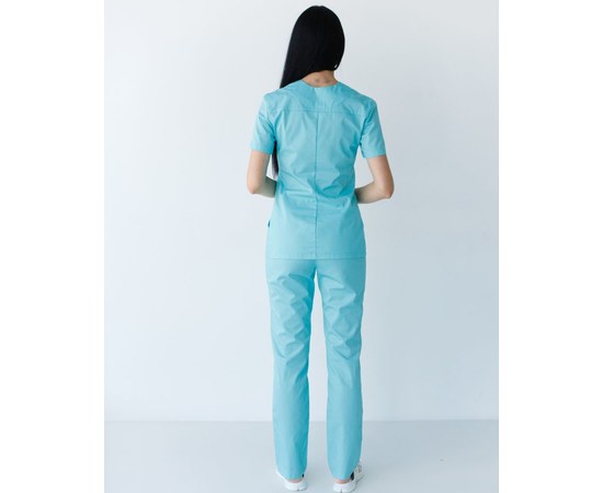 Изображение 2 Women's medical suit Topaz menthol s. 42, "WHITE COAT" 137-441-705, Size: 42, Color: menthol
