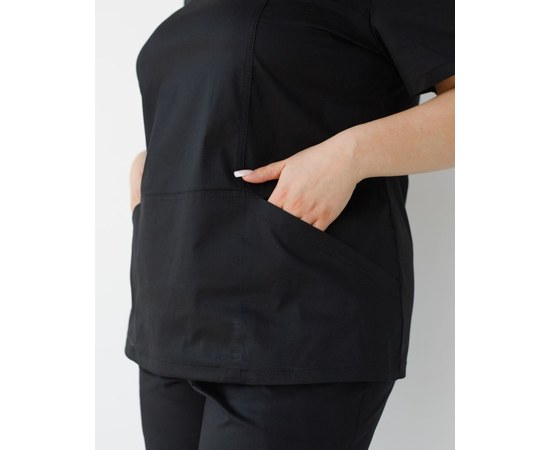 Изображение 7 Women's medical suit Topaz black NEW +SIZE s. 56, "WHITE COAT" 492-321-705, Size: 56, Color: black